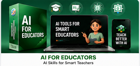 Click to Growth AI for Educators Course helping teachers use AI for lesson planning and classroom productivity.